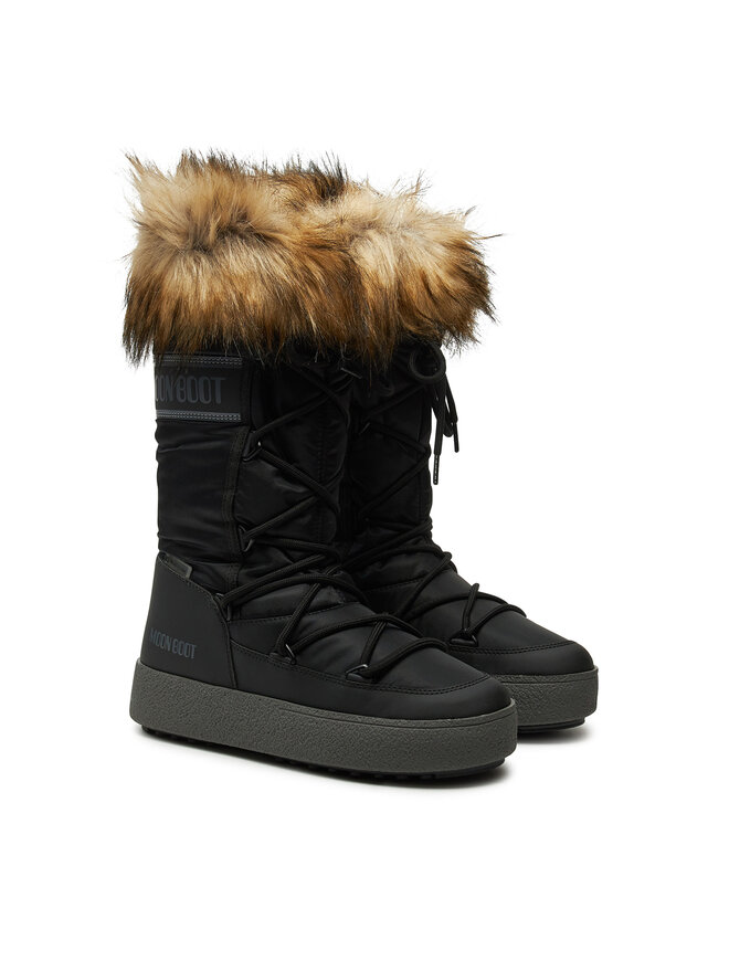 Moon Boot Śniegowce Moon Boot Ltrack Monaco Wp 80D2450190 Czarny