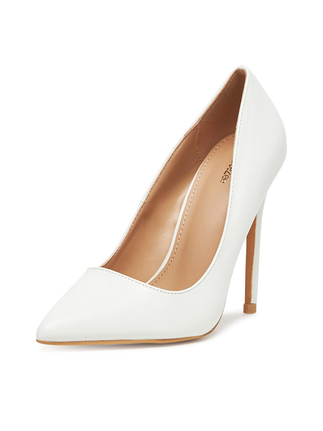 DeeZee Pantofi cu toc subțire DeeZee HT92831-41 Alb