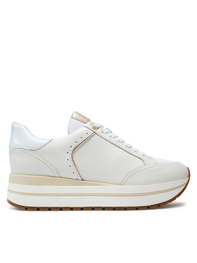 Sneakers Geox D New Kency D45MZA 08502 C1000 Blanc chaussures