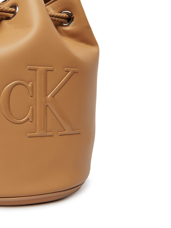 Calvin Klein Handtasche Calvin Klein Bold Ck Small LV04F3640G Beige