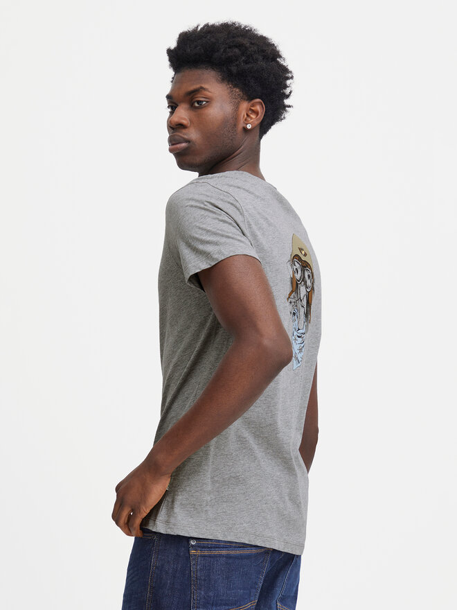Blend Blend Camiseta 20716511 Gris Regular Fit
