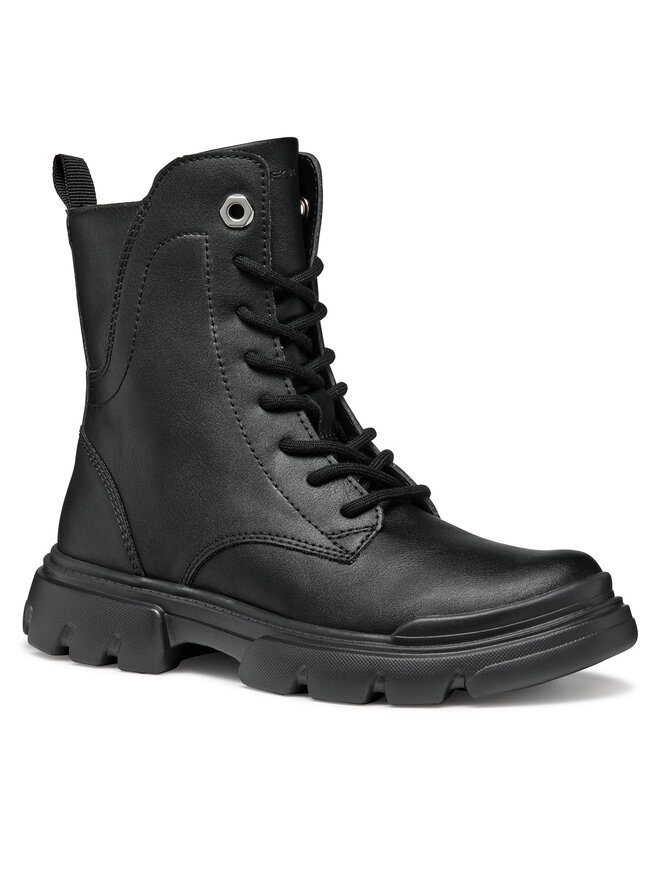 Geox Kozačky Geox J Junette J56HVB 000BC C9999 D Černá