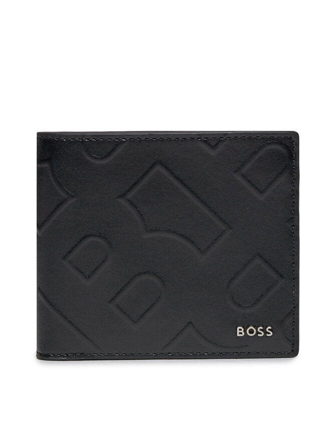 BOSS Sada peněženka a pouzdro na karty Boss Gbbm 8Cc Card Case 50513668 Černá