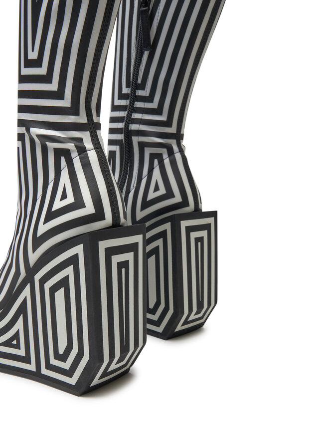 United Nude Mušketierky United Nude Wa Long Boot Hi 1087851082 Sivá