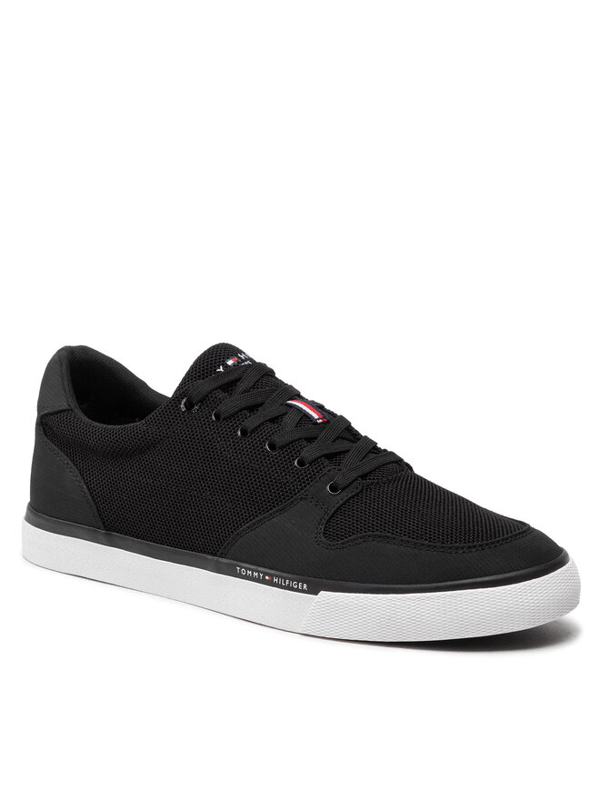 Tommy Hilfiger Sportcipők Tommy Hilfiger Core Mix Mesh Vulc FM0FM04035 Fekete
