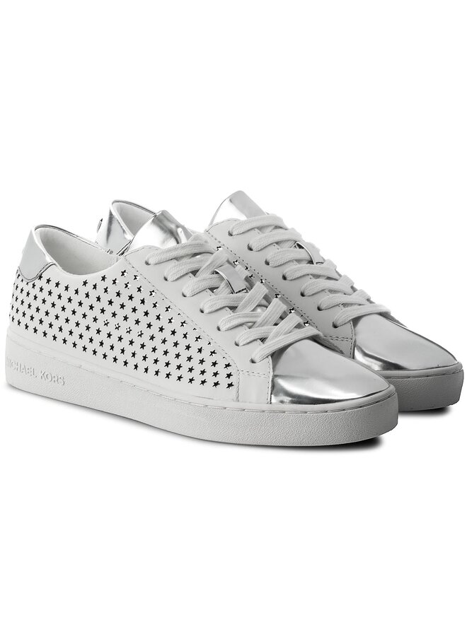 Michael kors irving lace up silver store