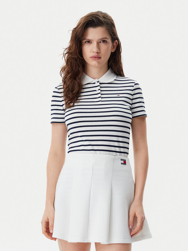 Tommy Jeans Tommy Jeans Poloshirt Essential DW0DW20160 Dunkelblau Slim Fit