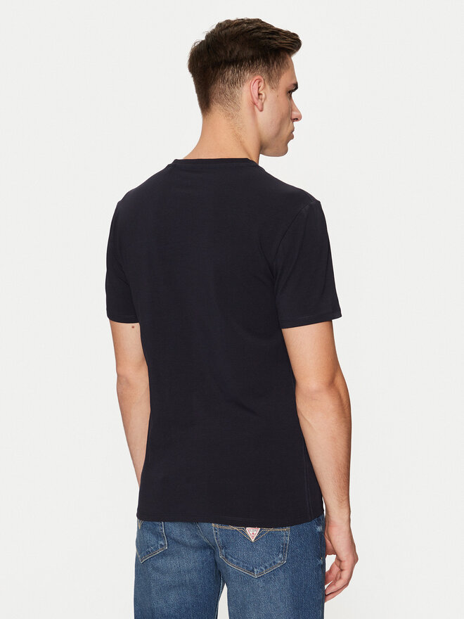 Guess Guess Marškinėliai M2YI32 J1314 Tamsiai mėlyna Slim Fit