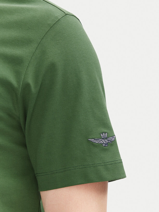 Aeronautica Militare Aeronautica Militare Camiseta 251TS2379J674 Verde Regular Fit