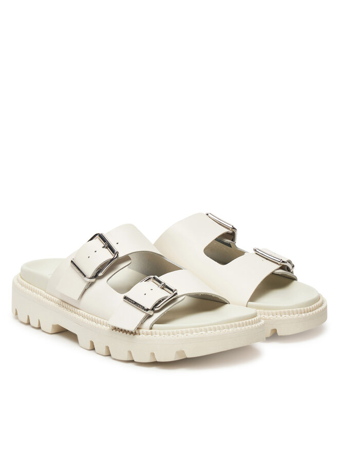 Tommy Jeans Klapki Tommy Jeans Tjw Double Strap Sandal EN0EN02753 Biały