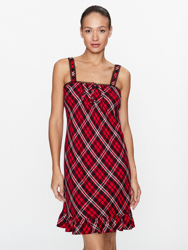 LAUREN RALPH LAUREN Lauren Ralph Lauren Hálóing ILN22282 Piros Regular Fit