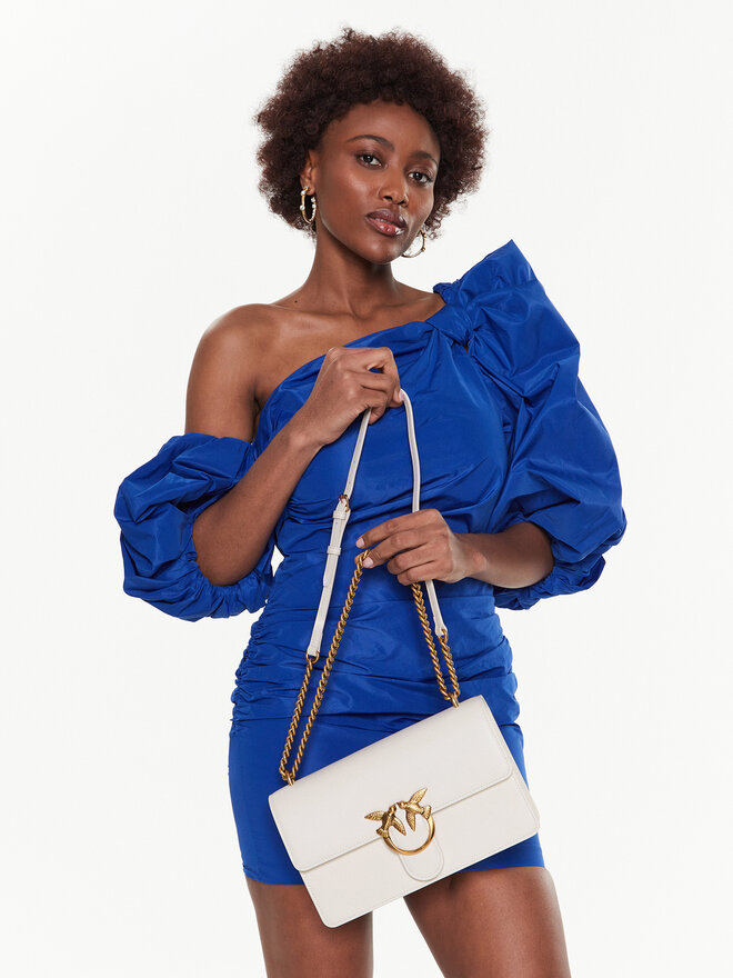 PINKO Handtasche PINKO Love One Classic Dc PE 23 PLTT 100941 A0F1 Écru