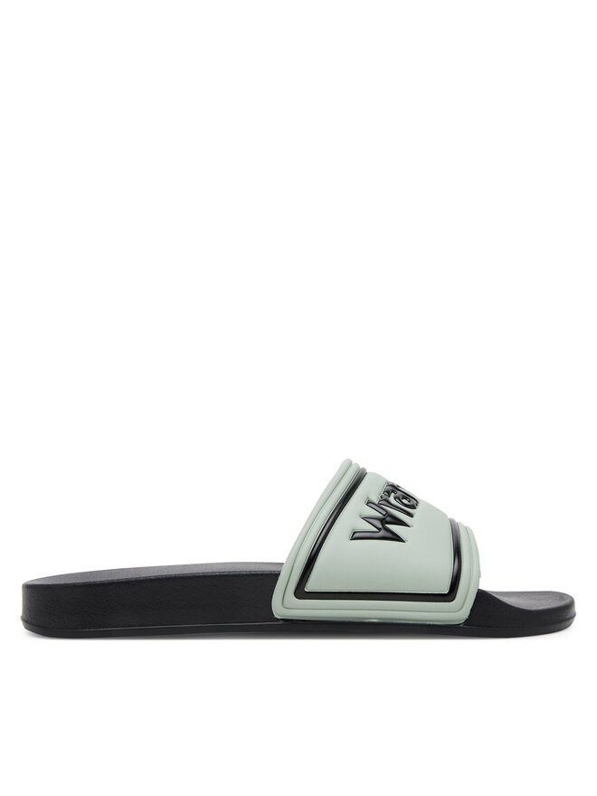 Wrangler Klapki Wrangler Avwewll Silder Men Low 20251042 Zielony