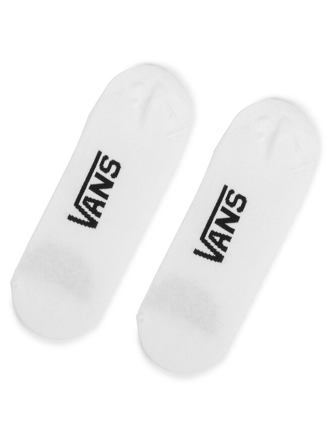 Vans Set di 3 paia di pedulini da uomo Vans Classic Super No VN000XTTWHT Bianco