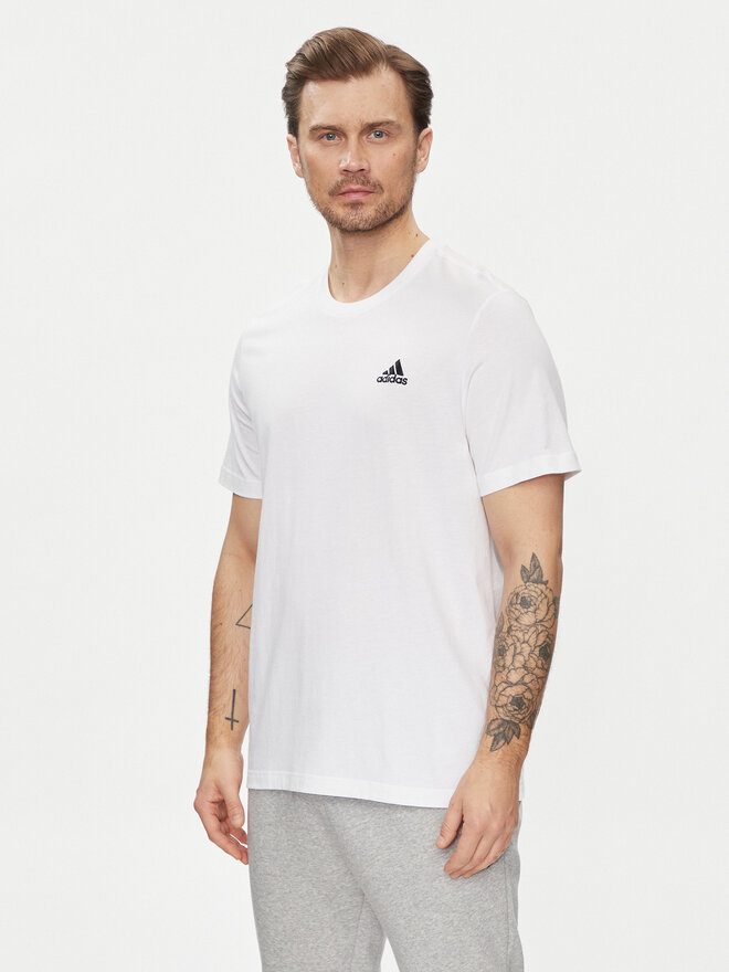 adidas adidas Camiseta Essentials Single Jersey Embroidered Small Logo T-Shirt IC9286 Blanco Regular Fit