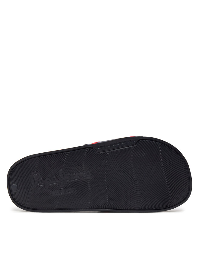 Pepe Jeans Nazouváky Pepe Jeans Slider Logo B PBS70054 Tmavomodrá