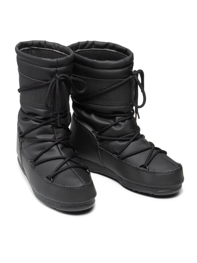 Moon Boot Schneeschuhe Moon Boot Mid Rubber Wp 24010300 Schwarz