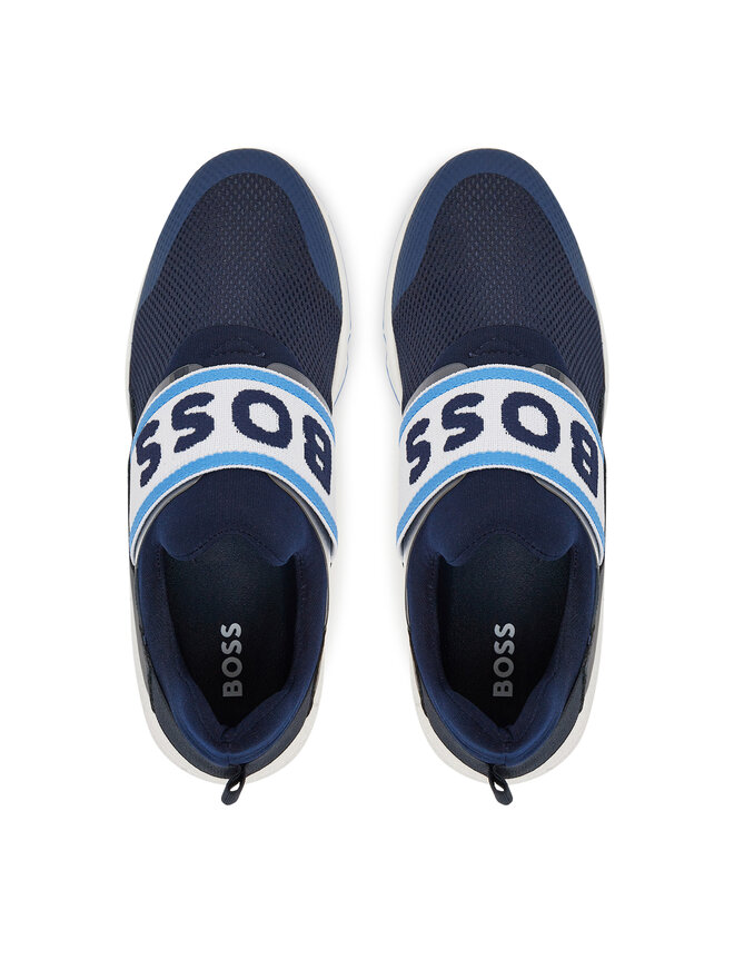 BOSS Sneakersy BOSS J51645 S Tmavomodrá