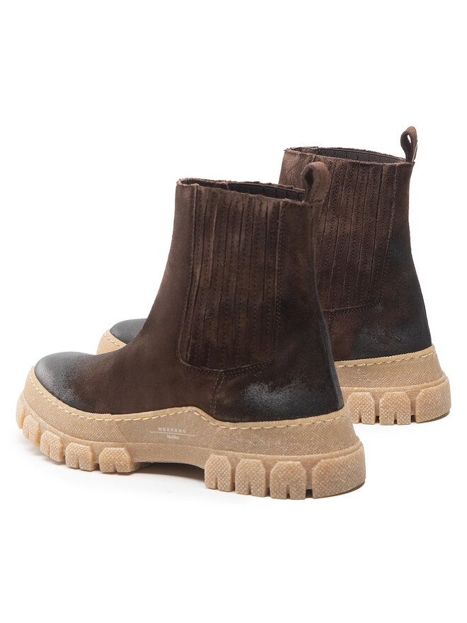 Weekend Max Mara Боти тип челси Weekend Max Mara Genepi 57960124600 Кафяв