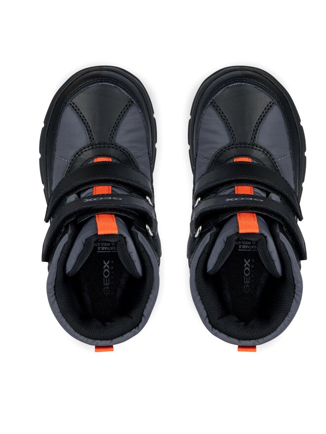 Bottines Geox Garçon B Willaboom - Imperméables, Respirantes Et Isolantes - Pour Temps Froid Et Pluie