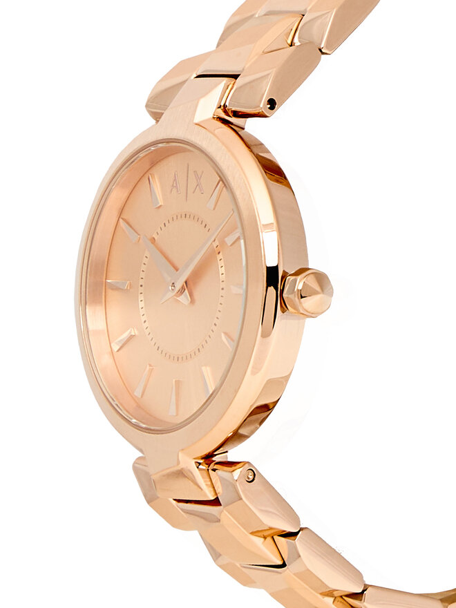 Armani Exchange Годинник Armani Exchange Audelle AX4408 Рожеве золото