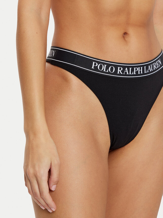 Polo Ralph Lauren Polo Ralph Lauren Стрінги 4P2003 Чорний