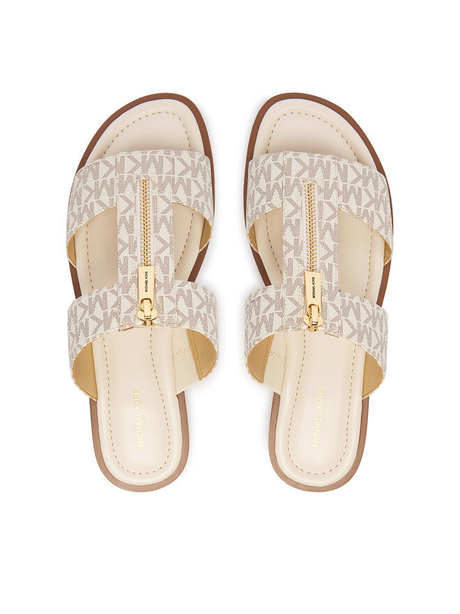 MICHAEL Michael Kors Шльопанці MICHAEL Michael Kors Berkley Flat 40S6BRFS1B Écru
