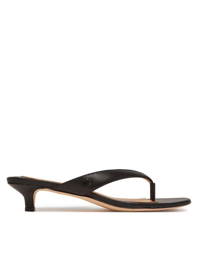 LAUREN RALPH LAUREN Čības uz pirksta LAUREN RALPH LAUREN Francesca 802966841001 Melns