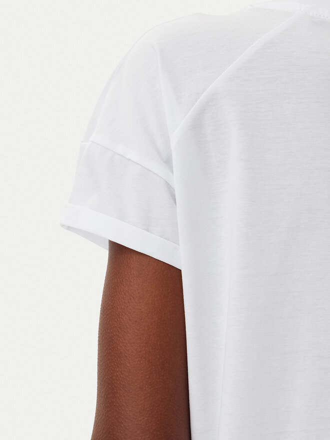 ViCOLO ViCOLO T-Shirt UD0003 Λευκό Regular Fit
