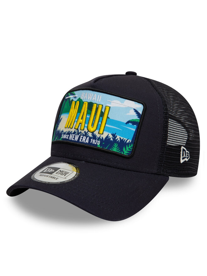 New Era Czapka z daszkiem New Era Licence Plate 60595311 Granatowy