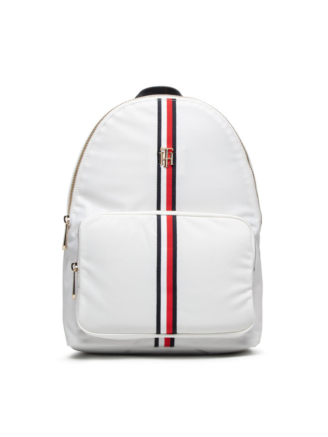 Tommy Hilfiger Rucksack Tommy Hilfiger Poppy Backpack Corp AW0AW11338 Weiß