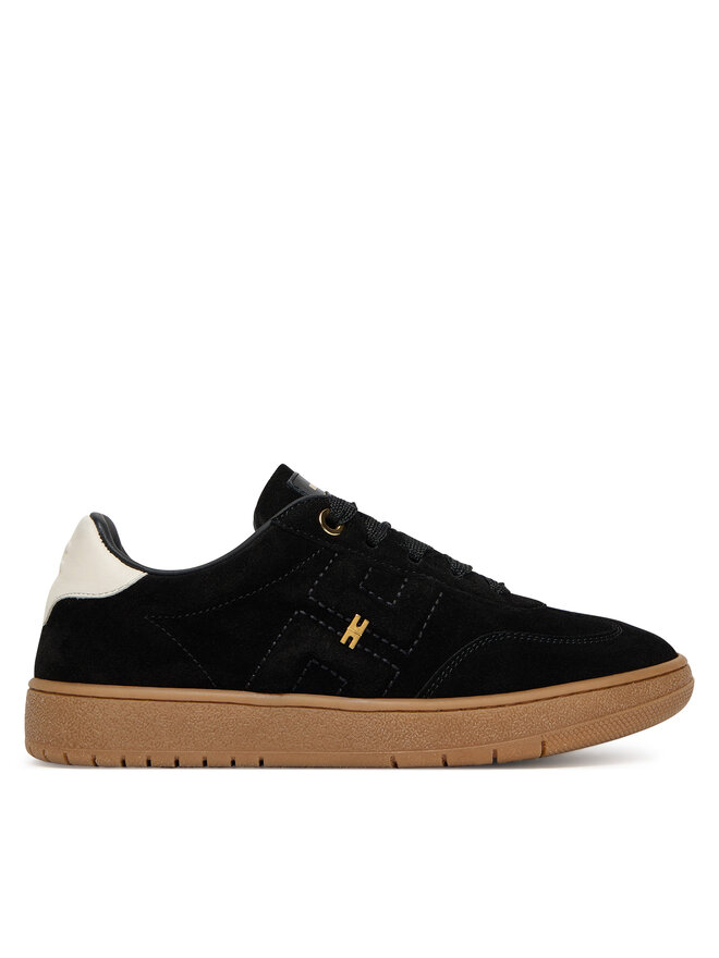Elisabetta Franchi Сникърси Elisabetta Franchi Low Cut Lace Up F4A9-E0340-0071 D Черен