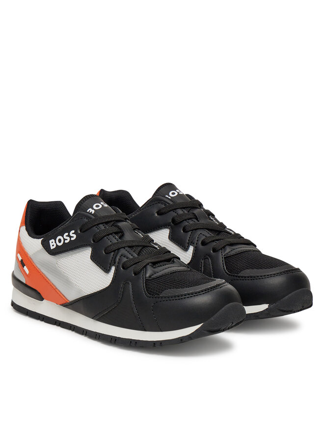 BOSS Sneakersy BOSS J51646 S Čierna