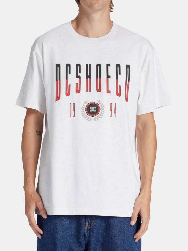 DC DC Camiseta Dropout Tees ADYZT05304 Blanco Regular Fit