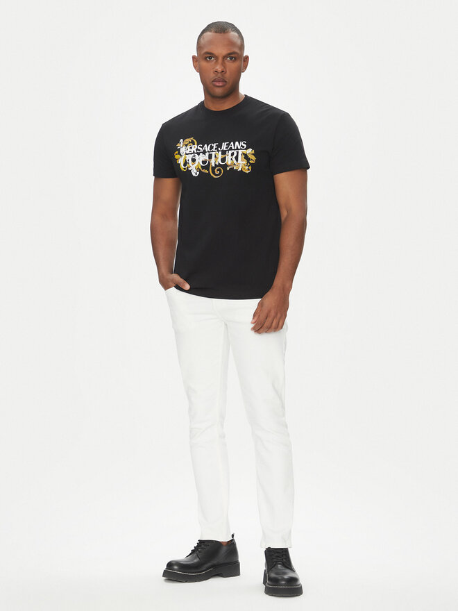 Versace Jeans Couture Versace Jeans Couture T-Shirt 78GAHC05 Μαύρο Regular Fit