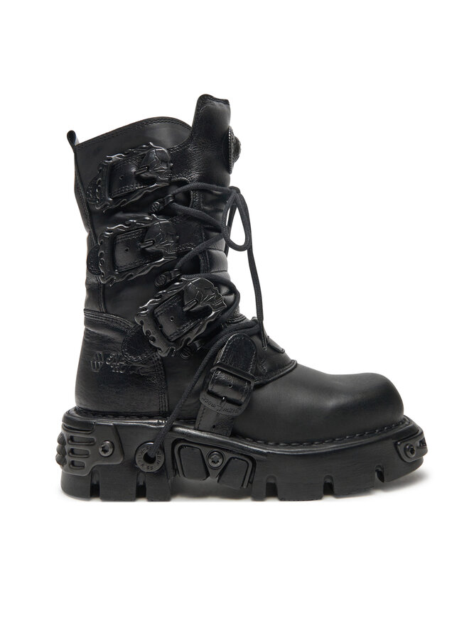 NEW ROCK Glany NEW ROCK M-391-S18 Czarny