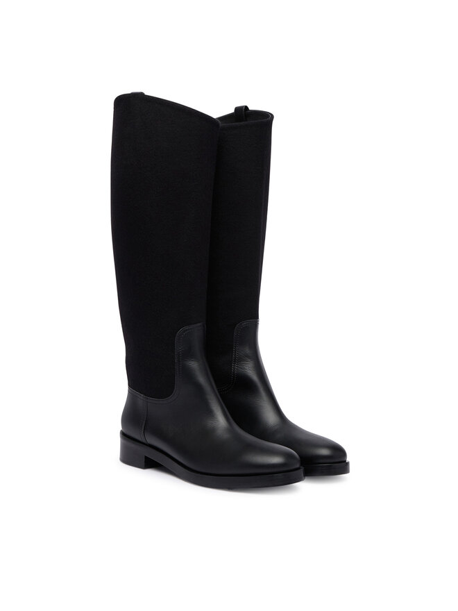 Max Mara Klassische Stiefel Max Mara Cavalierewk 2524796112600 Schwarz