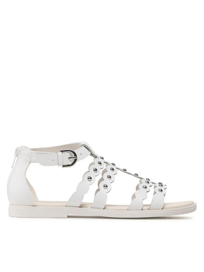 Geox Сандали Geox J Sandal Karly Girl J3535D043BCC1000 D Бял