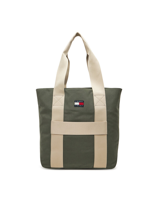 Tommy Jeans Сак Tommy Jeans Retro Cool Tote AM0AM13278 Каки