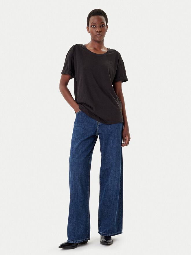 G-Star Raw G-Star Raw Camiseta Rolled Up D24524-4107 Negro Loose Fit