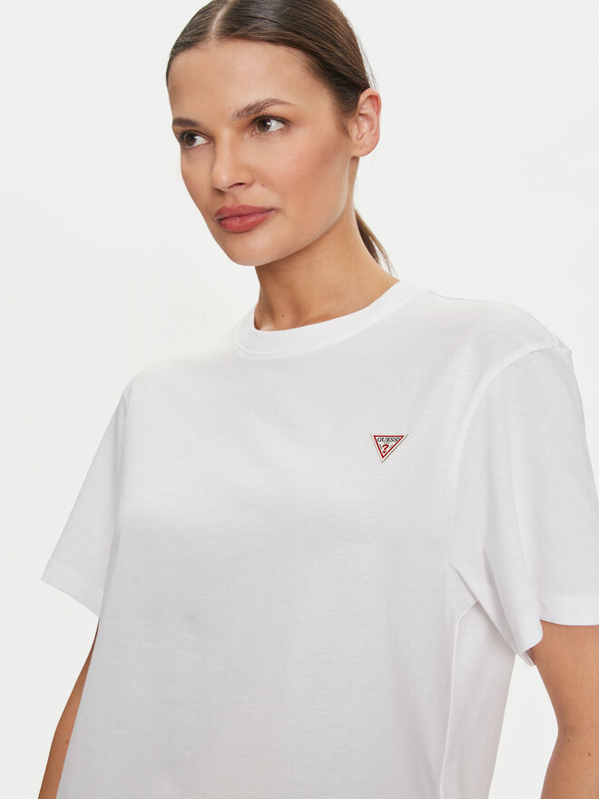 Guess Jeans Guess Jeans T-Shirt W4YI05 K8HM0 Λευκό Regular Fit