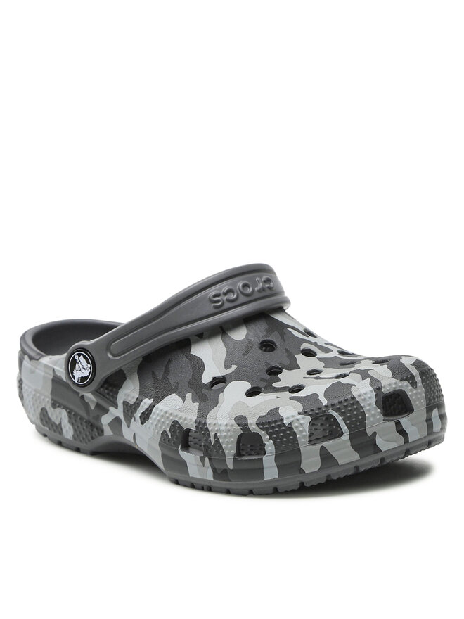 Crocs Pantoletten Crocs Classic Camo Clog 207594 Grau