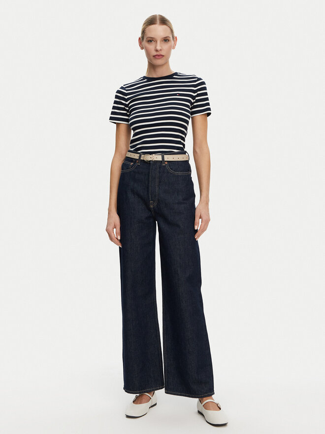 Tommy Hilfiger Tommy Hilfiger Marškinėliai New Cody WW0WW40587 Tamsiai mėlyna Slim Fit