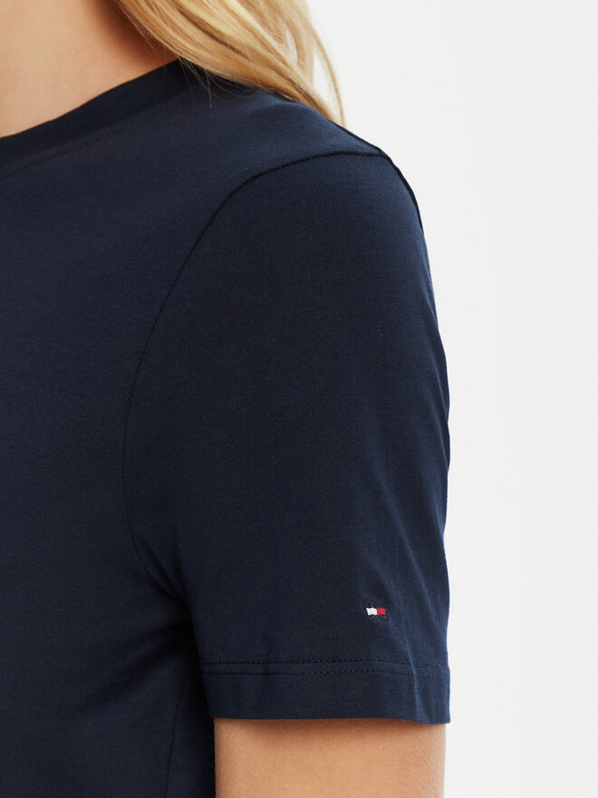 Tommy Hilfiger Tommy Hilfiger Marškinėliai WW0WW45428 Tamsiai mėlyna Regular Fit