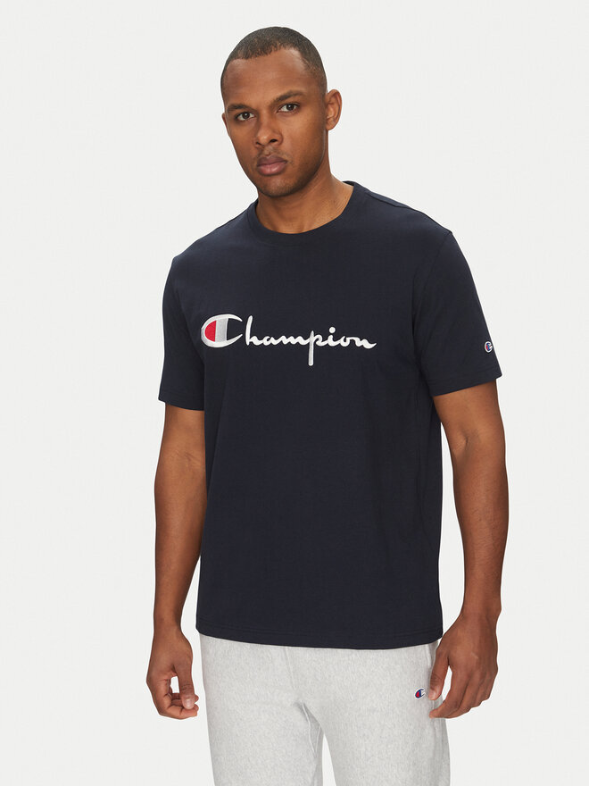 Champion Champion Póló 221621 Sötétkék Standard Fit