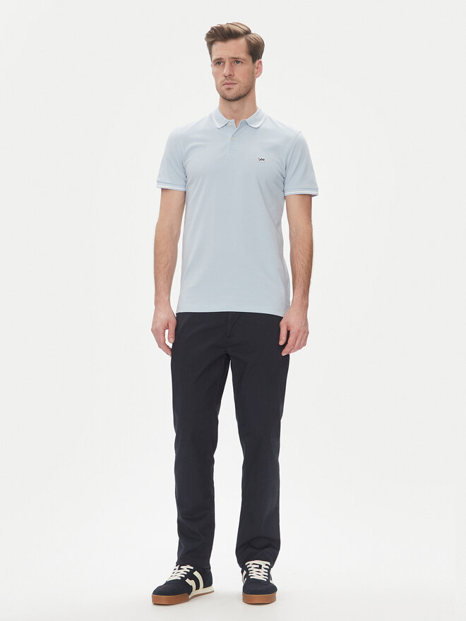 Lee Lee Pólóing Pique 112363784 Kék Regular Fit