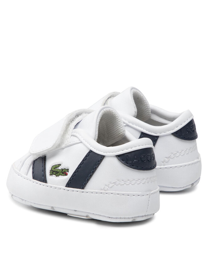Lacoste Сникърси Lacoste Sideline Crib 0121 1 Cub 7-42CUB0001042 Бял