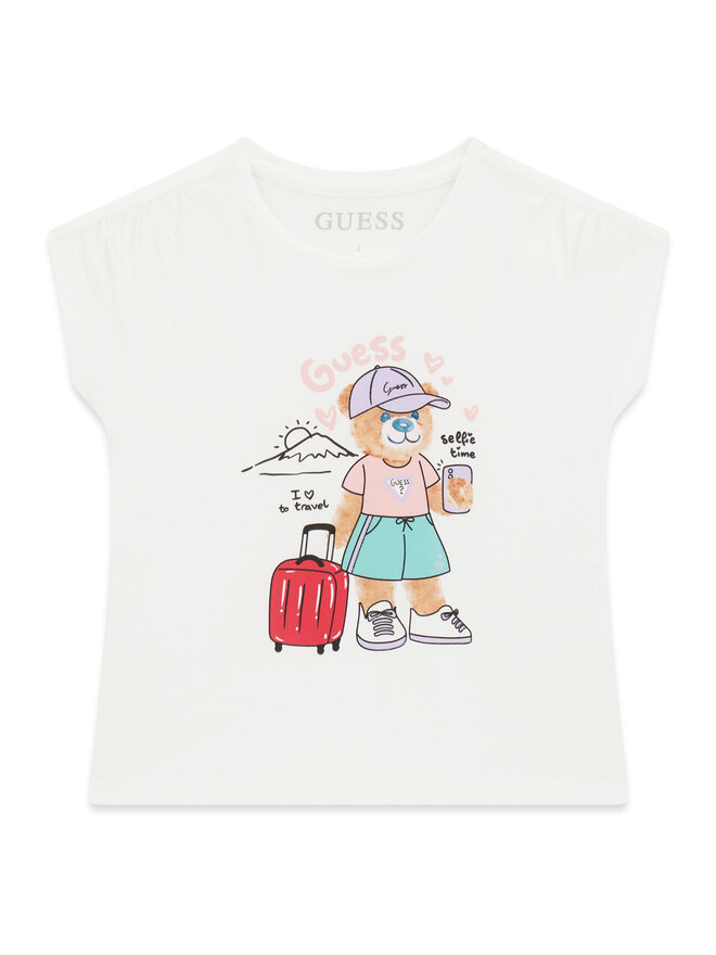 Guess Guess T-Shirt K6GI18 K6YW4 Weiß Regular Fit