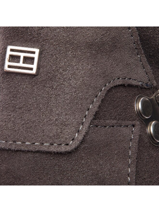 Tommy Hilfiger Schnürschuhe Tommy Hilfiger Cozy Warmlined Suede FW0FW03437 Grau