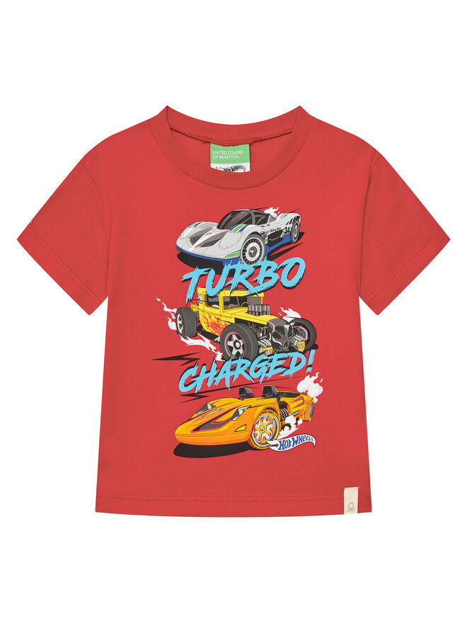 United Colors Of Benetton United Colors Of Benetton Camiseta 3I1XG10I3 Rojo Regular Fit
